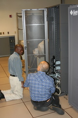 Larry and Harrison at the ATMS 2005 rack