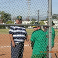 Coach Art and "little Mike" conferring