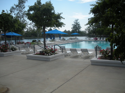 Another view of the pool, from the clubhouse