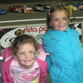 Kaylee and Sarah looking adorable before the big race