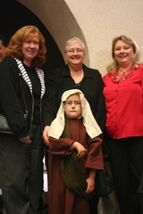 Joseph (David) with his fan club Mom, Grandma Marge, and Loretta