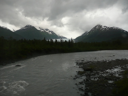 Train ride back to Anchorage