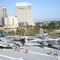 View from vultures row of the USS Midway