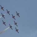 I have always been impressed by their large formation aerobatics