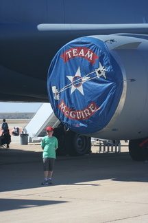 David in front of a KC-10