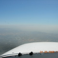 Look ma! No prop!
Some hazy view of the San Fernando Valley